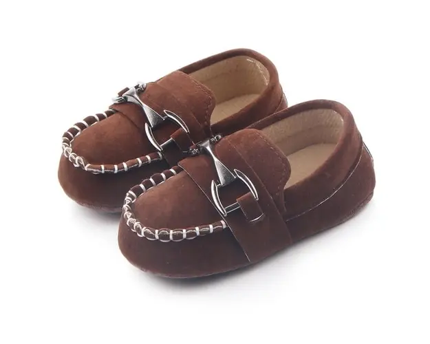 Mocasini eleganti maro cu catarama