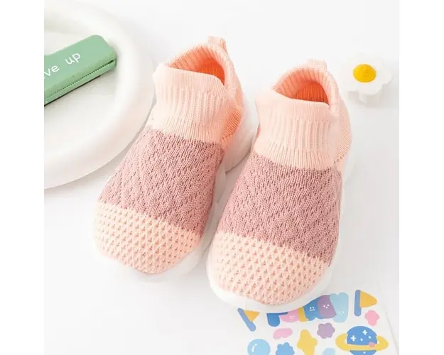 Mocasini in nuante de roz pentru fetite