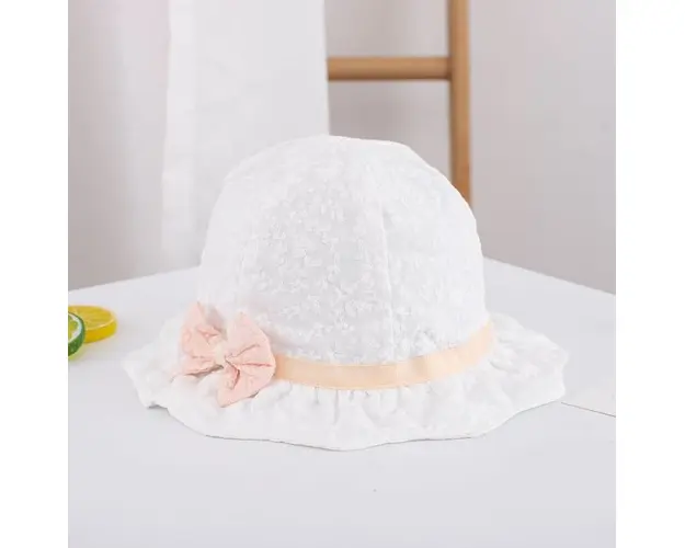 Palariuta alba cu fundita roz banan