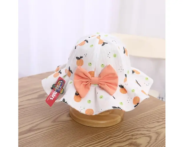 Palariuta alba pentru fetite - Orange