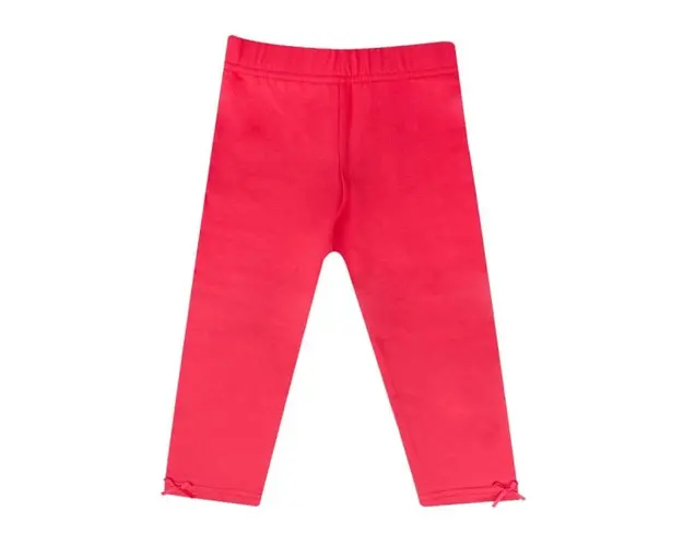Pantaloni rosii tip colant pentru fetite