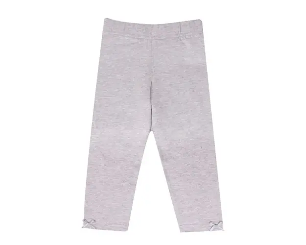 Pantaloni tip colant pentru fetite - Gri