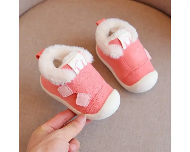 Pantofi corai imblaniti - Snow