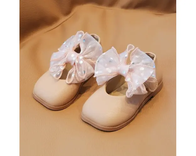 Pantofi eleganti roz pudra - Organza
