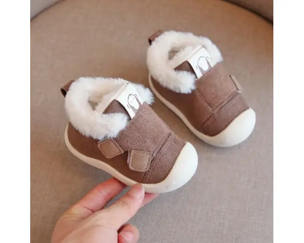 Pantofi maro imblaniti - Snow