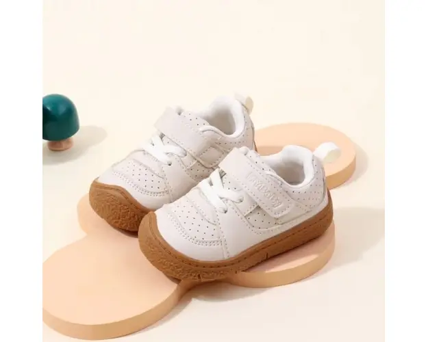 Pantofi sport ivoire pentru bebelusi