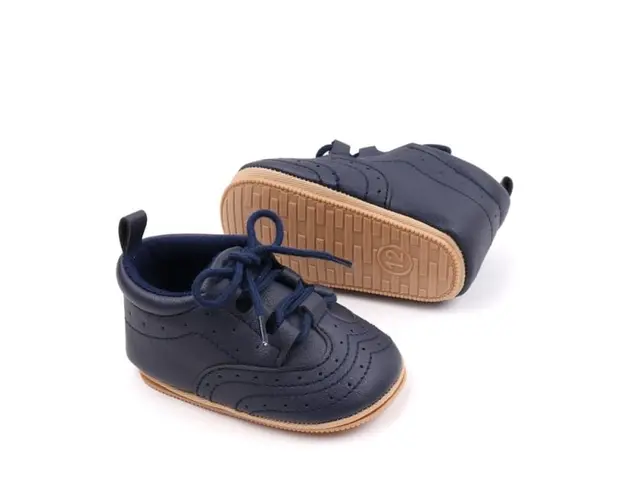 Pantofiori bleumarine pentru baietei - Benny