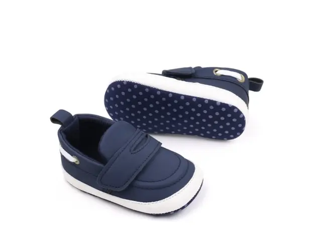 Pantofiori bleumarine pentru baietei - Star