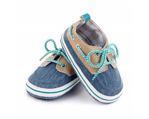 Pantofiori crem cu denim tip mocasini