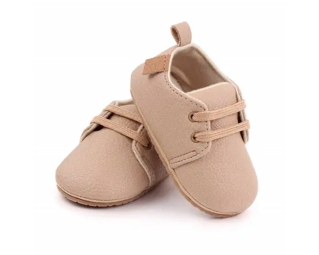 Pantofiori eleganti crem cu sireturi