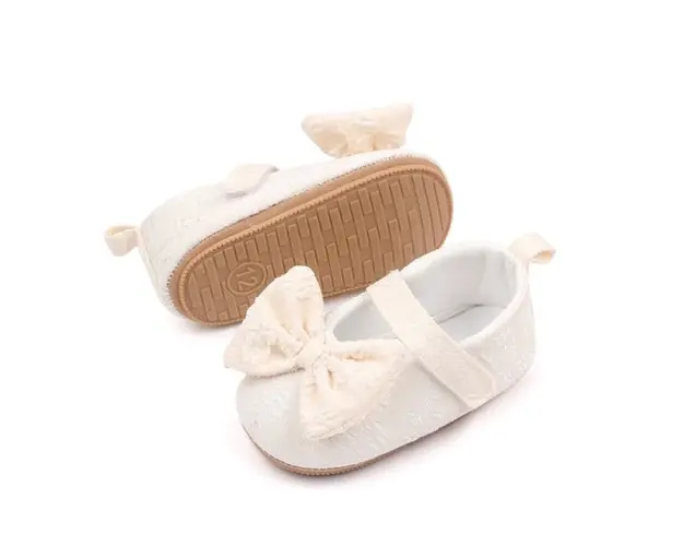 Pantofiori ivoire pentru fetite - Silky