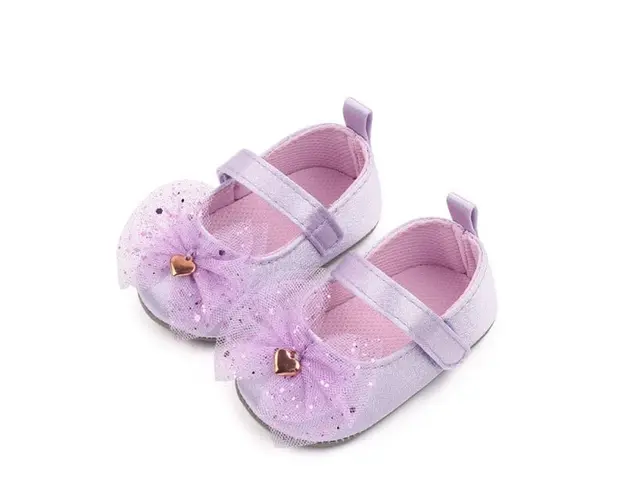 Pantofiori lila din satin