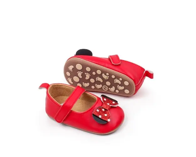 Pantofiori rosii cu fundita - Mouse