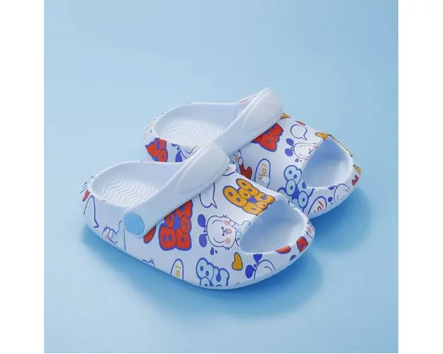 Papuci bleu din cauciuc pentru baietei - Bob