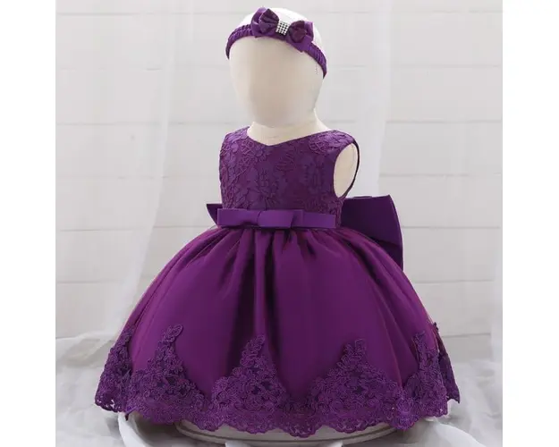 Rochita ocazie cu dantela - Purple