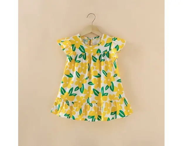 Rochita pentru fetite - Yellow flowers