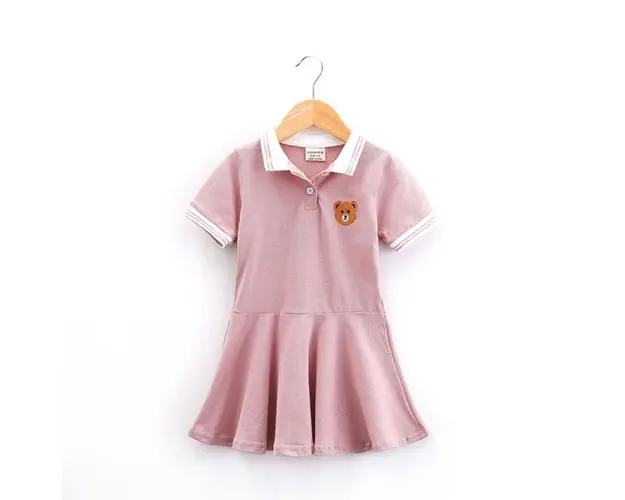 Rochita roz pudra tip polo - Teddy