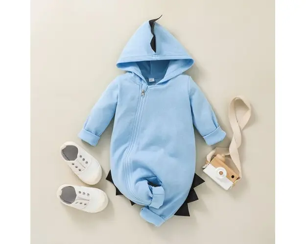 Salopeta bleu pentru baietei - Dino