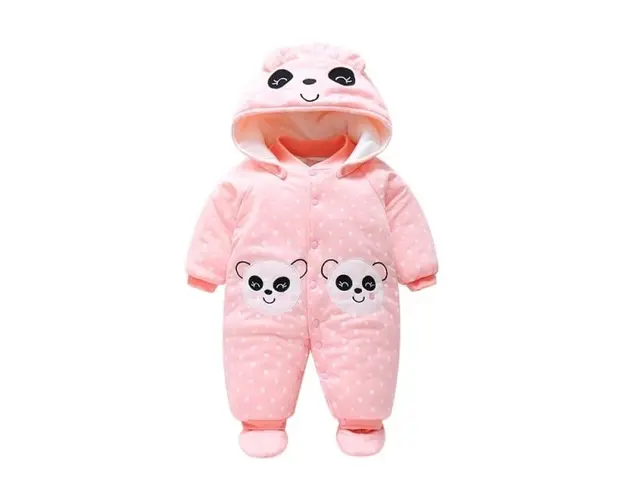 Salopeta captusita pentru fetite - Lovely Panda