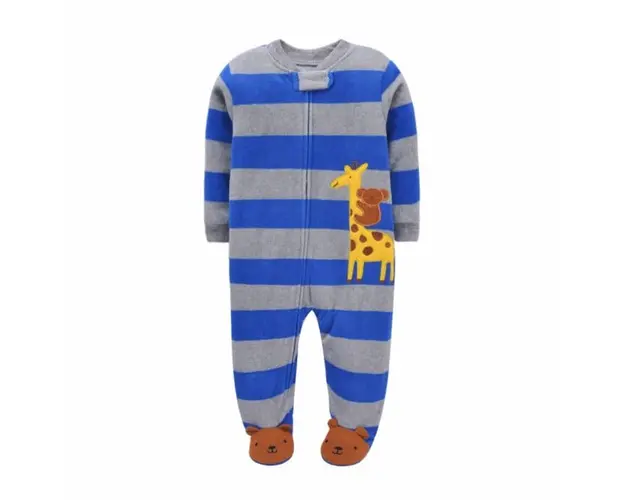 Salopeta din polar pentru baietei - Sweet animals