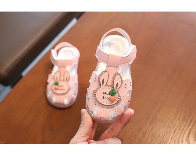 Sandale roz - Carrot bunny