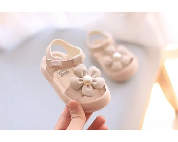 Sandale roz pal pentru fetite - Beauty