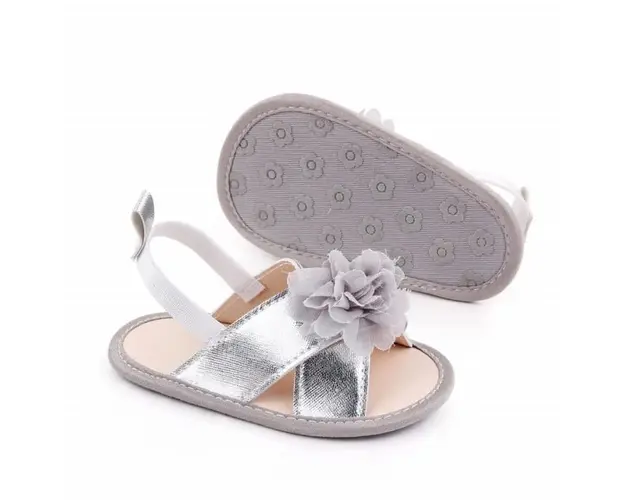 Sandalute argintii cu floricica