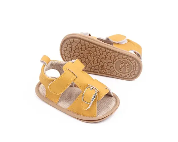 Sandalute galben mustar cu catarama