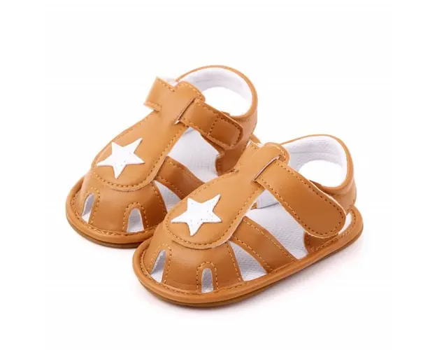 Sandalute maro deschis cu stea alba