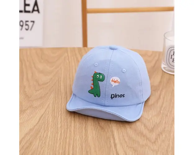 Sapca bleu cu cozoroc moale - Hello Dinos