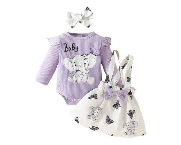 Sarafan cu body lila - Baby elephant