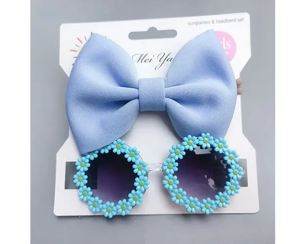 Set bentita si ochelari de soare - Blue Daisy