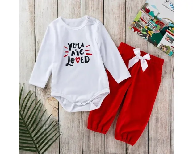 Set body cu pantalonasi - You are loved