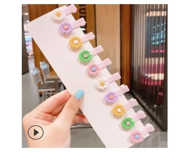 Set de 10 clame pentru par - Daisy