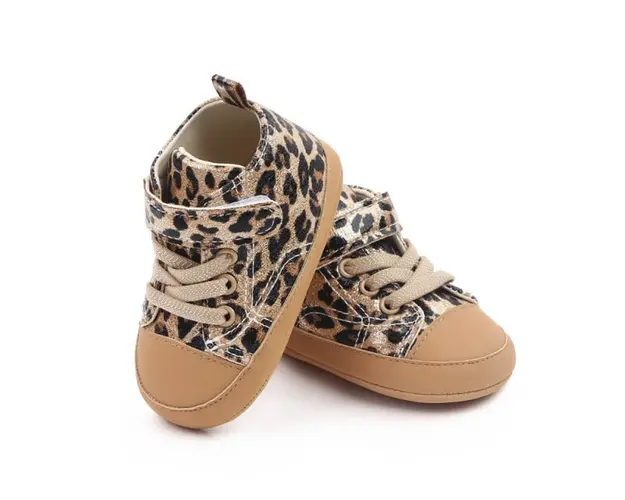 Tenisi maro pentru fetite - Leopard