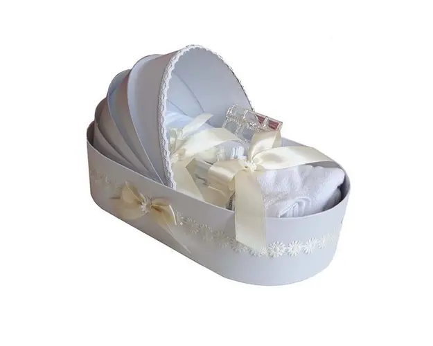 Trusou botez complet, in landou, decor ivoire Denikos® 131