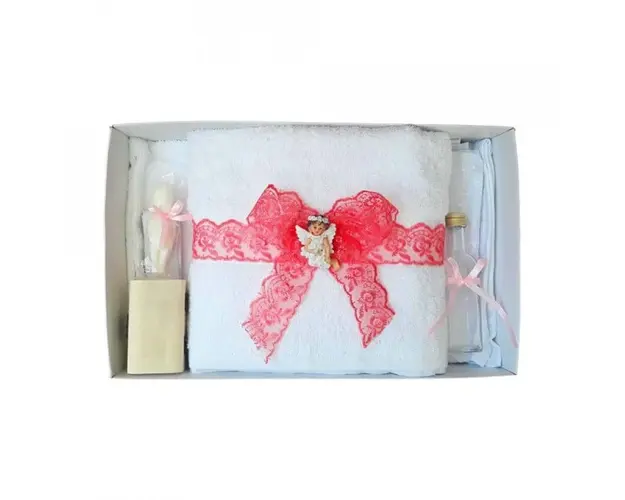 Trusou botez dantela corai si ingeras Denikos® 427