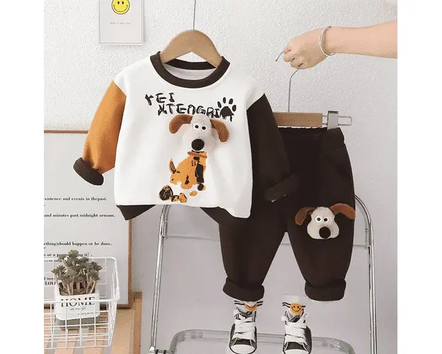 Compleu Maro Baieti Puppy - 18-24 luni