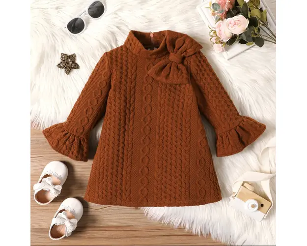 Rochie Fetite Brownie - 3-6 luni