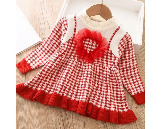 Rochie(tunica) Fetite Tricotata Rosie Sara - 12-18 luni