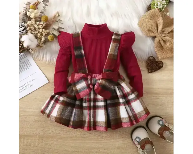 Set 2 Piese Fetite Visiniu Kamelia - 6-9 luni