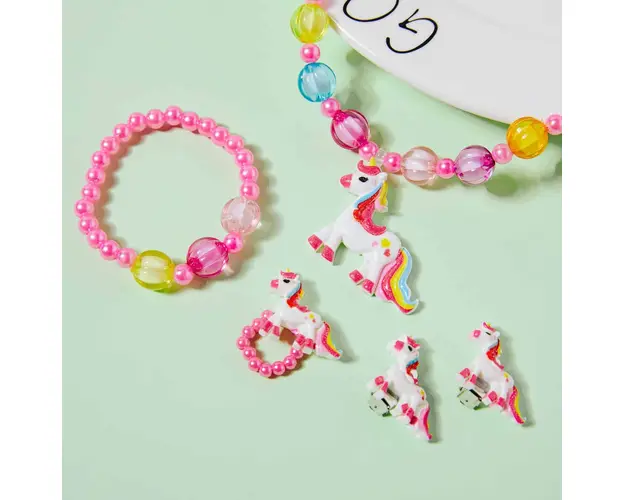 Set Accesorii Fetite Roz Inchis Clara