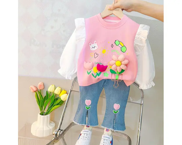 Set Fetite cu detalii Anastasia Roz - 12-18 luni
