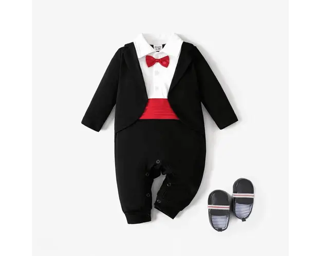Salopeta Costum Negru Baieti Magic - 6-9 luni