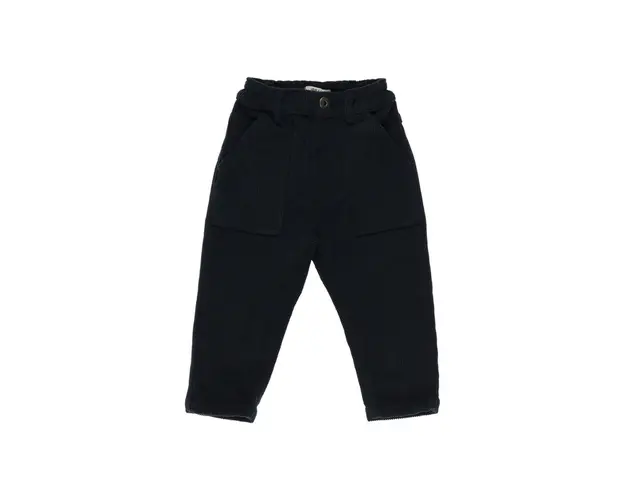 Pantaloni din raiat PANCO - Let`s Explore, Bleumarin, pentru baietei