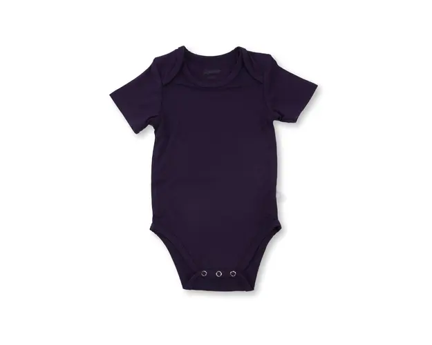 Body cu maneca scurta din bambus, ZIPSTER, Albastru Navy, pentru baieti