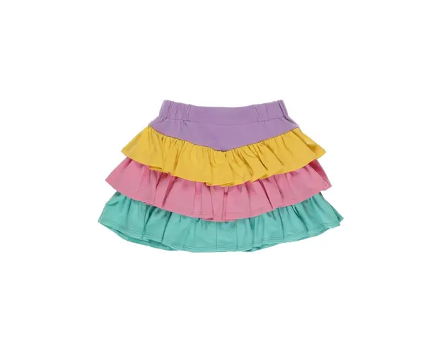 Fusta cu volane PANCO - Surf Up, Multicolora, pentru fetite