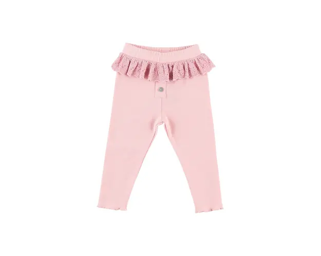 Colanti cu volan in talie PANCO - Dream On, Roz Pudrat, pentru fetite