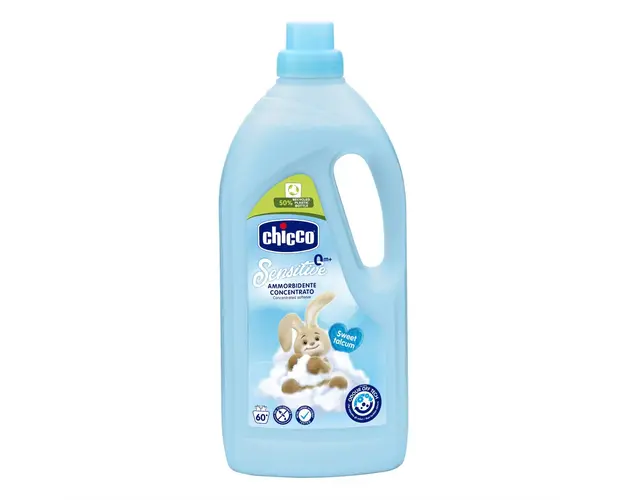 Balsam concentrat Chicco, pentru haine. Sweet Talcum, 1.5L, 0luni+
