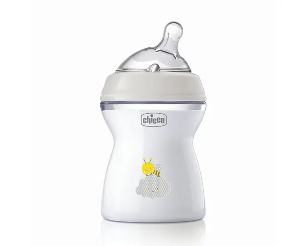 Biberon Chicco Natural Feeling PP, 250ml, unisex, tetina s., 2luni+, 0%BPA